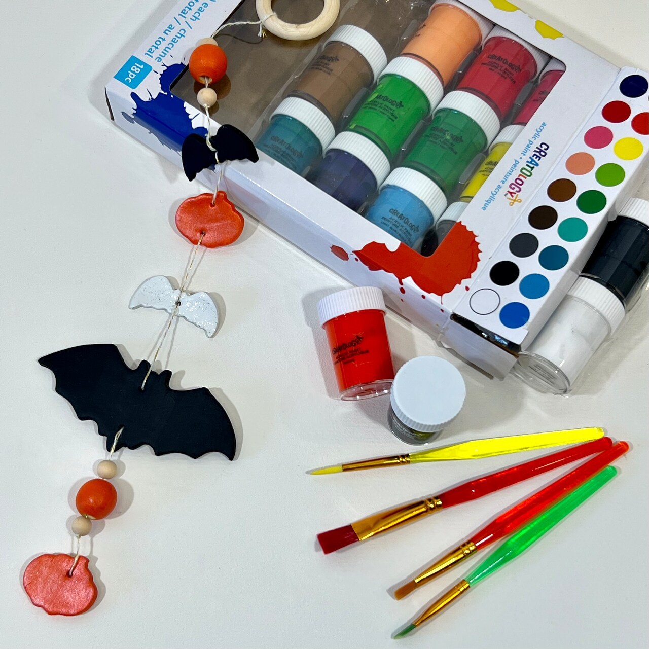 Kids Club: Air Dry Clay Halloween Garland